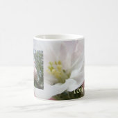 WEIHNACHTSgeschenk-MAMA Apple-Blüten-Liebe Sie Kaffeetasse (Mittel)