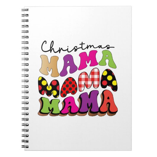 Weihnachtsgeschenk Mama Mama Notizblock (Vorderseite)