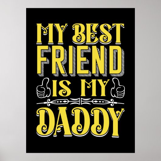 Weihnachtsgeschenk | Mein bester Freund ist mein V Poster (Vorne)