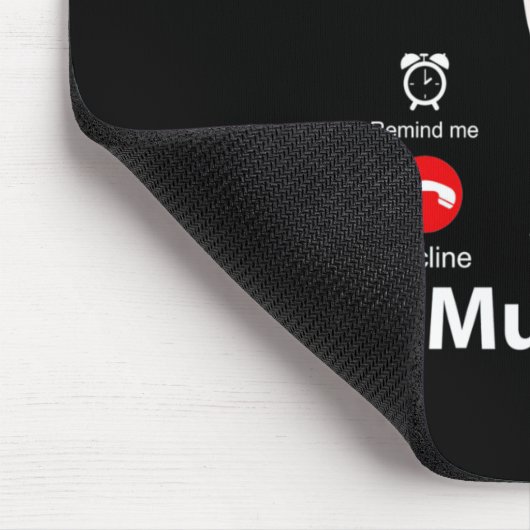 Weihnachtsgeschenk | Mein Wein ruft und ich muss g Mousepad (Ecke)