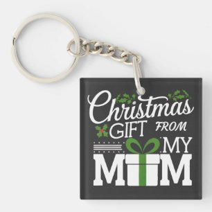 Weihnachtsgeschenk meiner Mama Digital Art Design Schlüsselanhänger