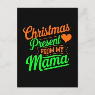 Weihnachtsgeschenk meiner Mama Digital Art Postkarte