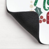 Weihnachtsgeschenk | Merry AF Cool Sassy Mousepad (Ecke)
