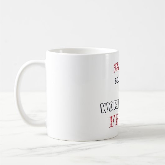 Weihnachtsgeschenk Minimalistisch Beste Freunde Kaffeetasse (Links)