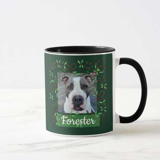 Weihnachtsgeschenk mit Haustierfoto Tasse (Rechts)