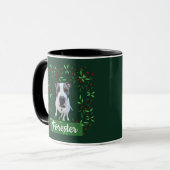 Weihnachtsgeschenk mit Haustierfoto Tasse (Vorderseite Links)