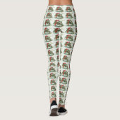 Weihnachtsgeschenk mit Red Bow und Holly Leggings (Rückseite)