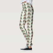 Weihnachtsgeschenk mit Red Bow und Holly Leggings (Links)