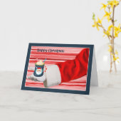 Weihnachtsgeschenk mit Streifen Karte (Gelbe Blume)