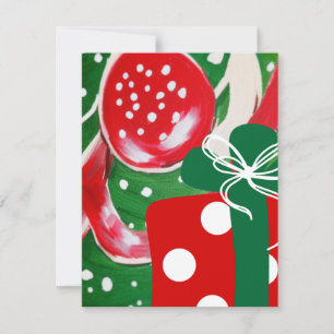 Weihnachtsgeschenk Mitteilungskarte