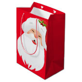 Weihnachtsgeschenk Mittlere Geschenktüte (Rückseite Schrägansicht)