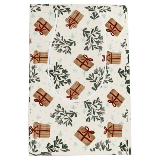 Weihnachtsgeschenk Mittlere Geschenktüte (Vorderseite)