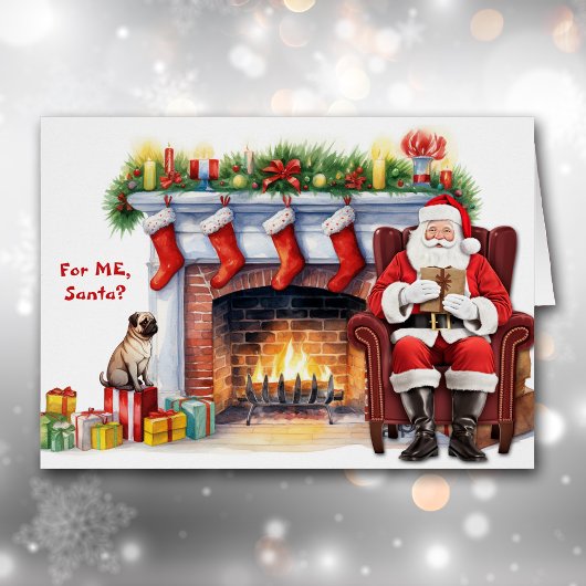 Weihnachtsgeschenk Mops Hund Weihnachten