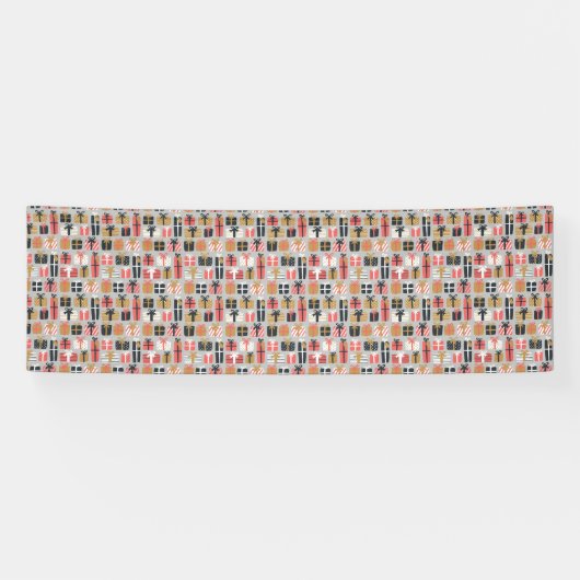 Weihnachtsgeschenk Muster Banner (Horizontal)