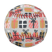 Weihnachtsgeschenk Muster Baseball (Rückseite)