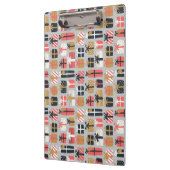 Weihnachtsgeschenk Muster Klemmbrett (Links)