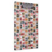 Weihnachtsgeschenk Muster Klemmbrett (Rechts)