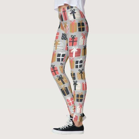 Weihnachtsgeschenk Muster Leggings (Links)