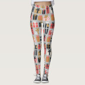Weihnachtsgeschenk Muster Leggings (Vorderseite)