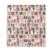 Weihnachtsgeschenk Muster Notizblock (Vorderseite)