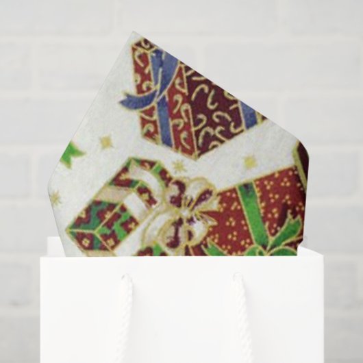 Weihnachtsgeschenk - Muster Seidenpapier (Geschenk Tasche)