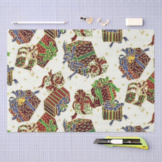 Weihnachtsgeschenk - Muster Seidenpapier (Handwerk)