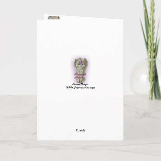 Weihnachtsgeschenk Neues Jahr Feiertagskarte (Rückseite)