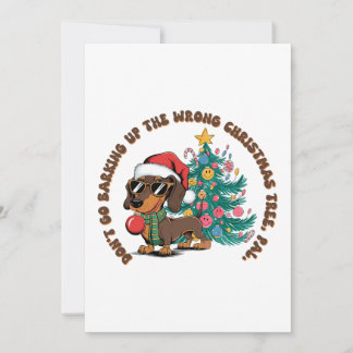 Weihnachtsgeschenk nicht bellen einladung