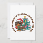 Weihnachtsgeschenk nicht bellen feiertagskarte (Vorderseite)