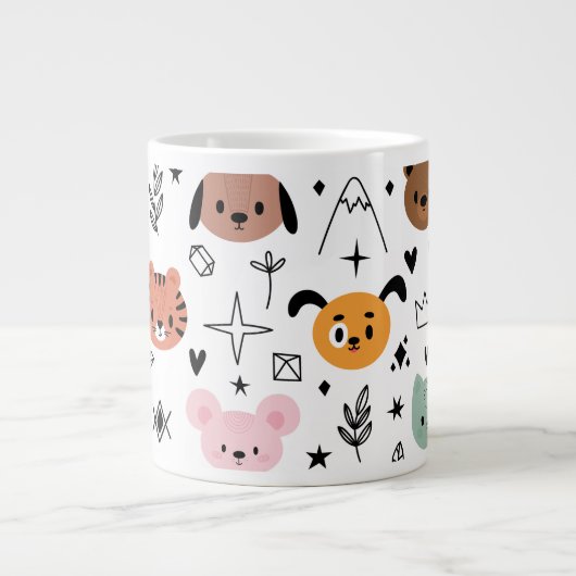 Weihnachtsgeschenk Niedlich Jumbo-Tasse (Vorderseite)