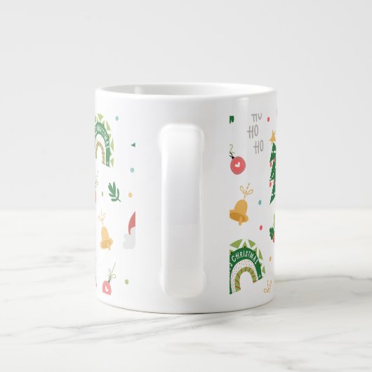 Weihnachtsgeschenk Niedlich Jumbo-Tasse (Rückseite)
