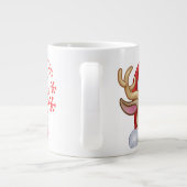 Weihnachtsgeschenk Niedlich Jumbo-Tasse (Rückseite)