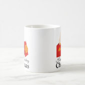 Weihnachtsgeschenk niedlicher Cartoon Ente in rote Kaffeetasse (Mittel)