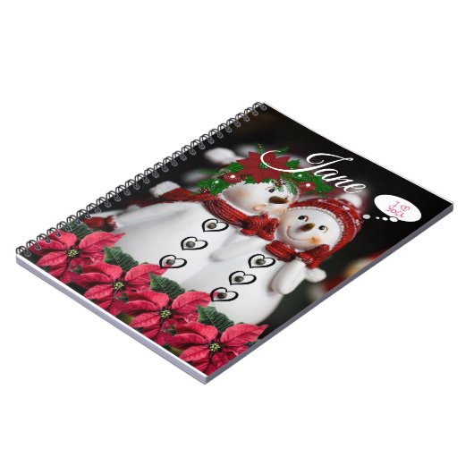 Weihnachtsgeschenk Notizblock (Linke Seite)