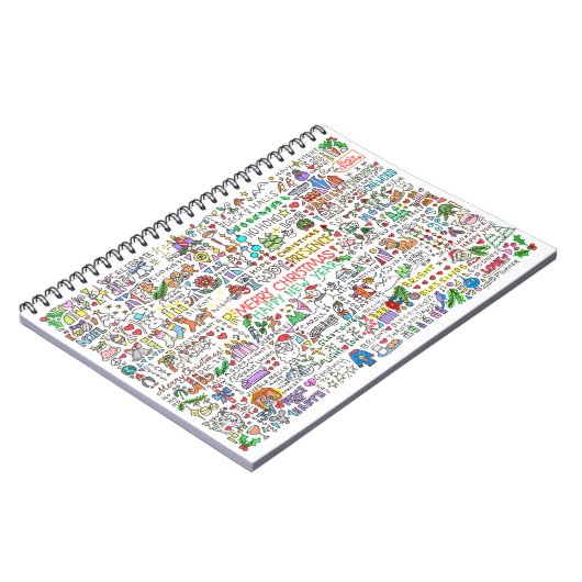 Weihnachtsgeschenk Notizblock (Linke Seite)