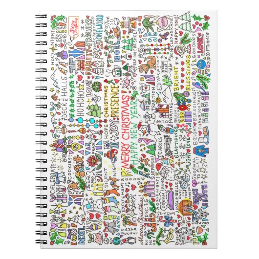 Weihnachtsgeschenk Notizblock (Vorderseite)