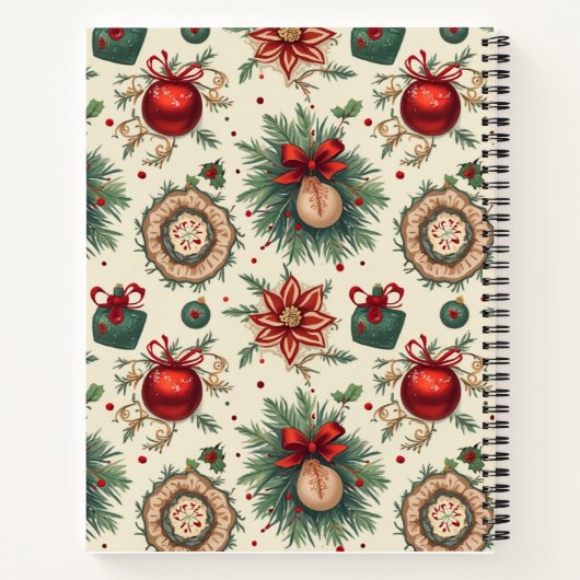 Weihnachtsgeschenk Notizblock (Rückseite)