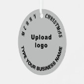 Weihnachtsgeschenk Ornament Aus Metall (Vorderseite links)