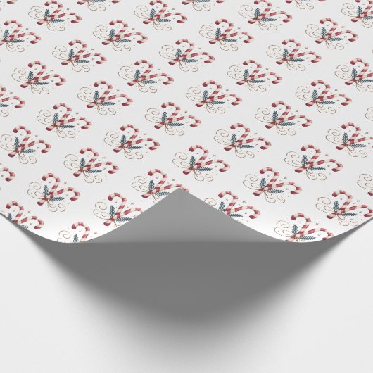 Weihnachtsgeschenk packen rustikalen Spaß Geschenkpapier (Ecke)