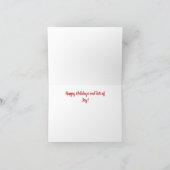 Weihnachtsgeschenk-Packmonster Dankeskarte (Innenseite)