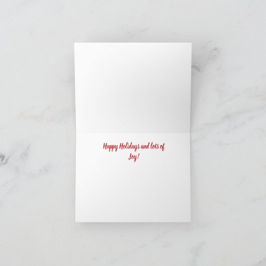 Weihnachtsgeschenk-Packmonster Dankeskarte (Innenseite)