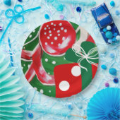 Weihnachtsgeschenk Pappteller (Party)