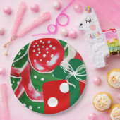 Weihnachtsgeschenk Pappteller (Party)