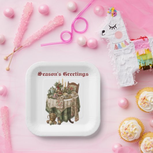 Weihnachtsgeschenk Party Tableware Collection Pappteller (Party)