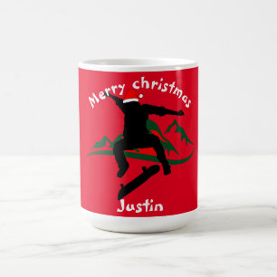 Weihnachtsgeschenk, personalisierter Name Kaffeetasse