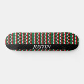 Weihnachtsgeschenk Persönlicher Name Skateboard (Horizontal)