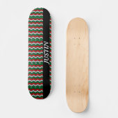 Weihnachtsgeschenk Persönlicher Name Skateboard (Vorderseite)