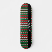 Weihnachtsgeschenk Persönlicher Name Skateboard (Vorne)