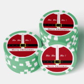 Weihnachtsgeschenk Poker Chips mit Funny Santa Des (Stapel)
