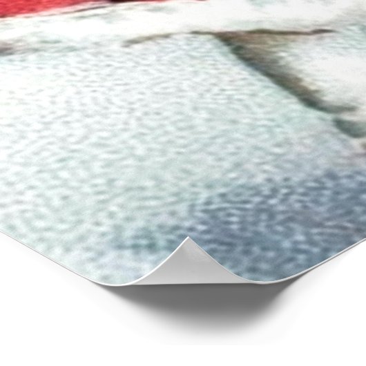 Weihnachtsgeschenk Poster (Ecke)